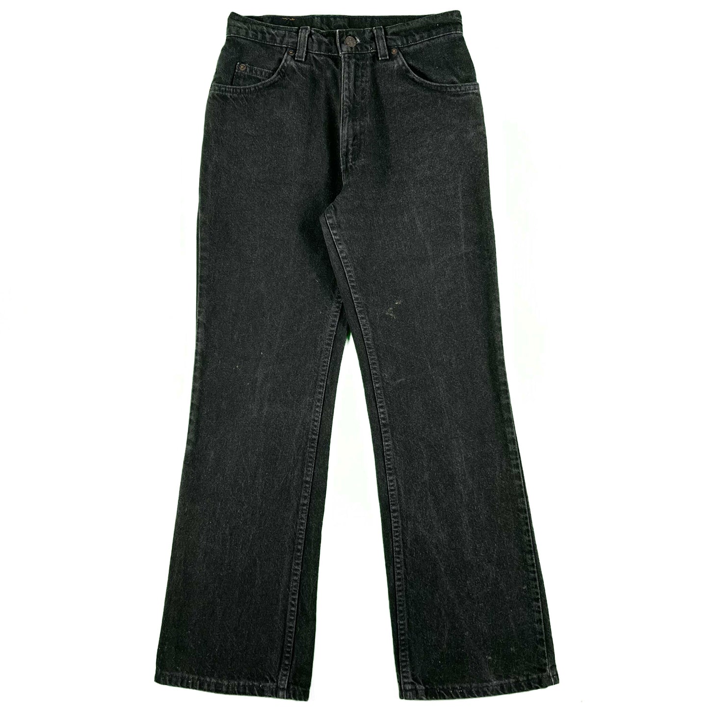 90s Black Levi's Orange Tab Flared Denim- 26x28.5