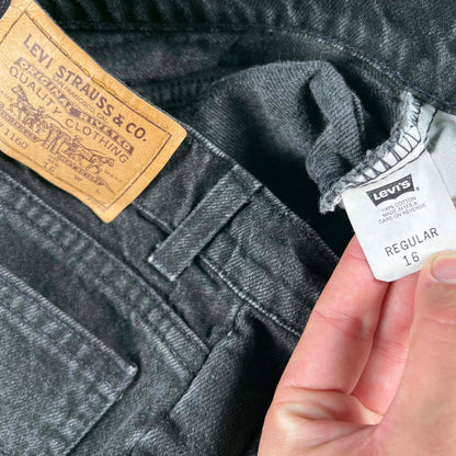 90s Black Levi's Orange Tab Flared Denim- 26x28.5