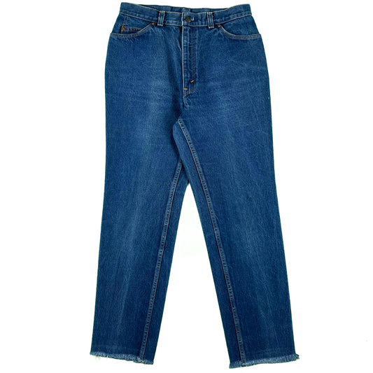 80s Levi's Orange Tab Raw Hem Denim- 29x30