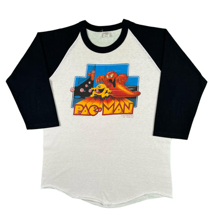 80s Pac-Man Baseball Tee- M