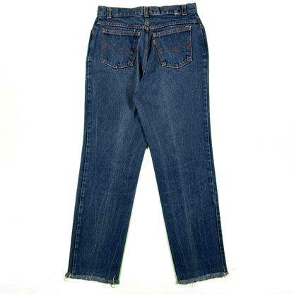 80s Levi's Orange Tab Raw Hem Denim- 29x30