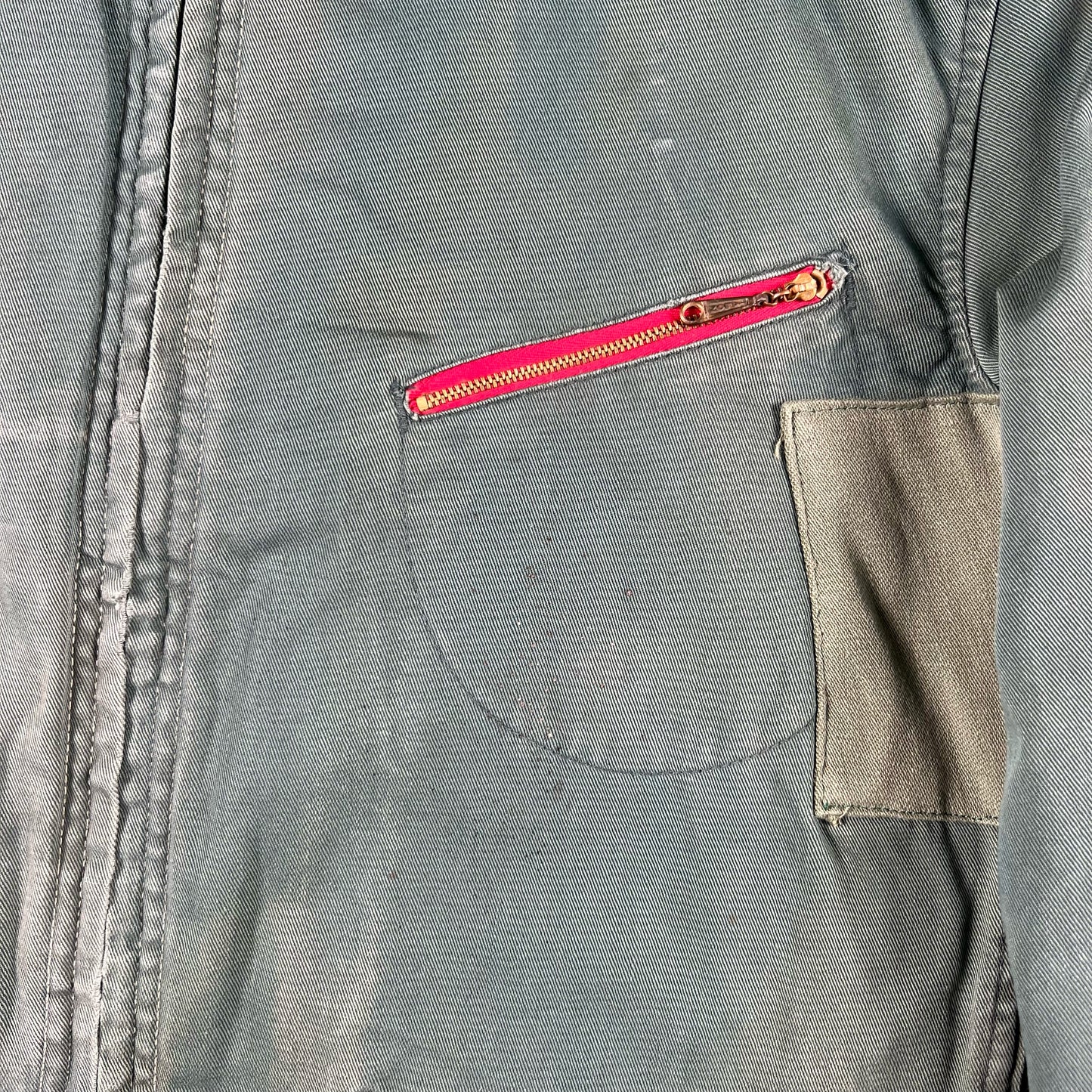 50s Railchief Repaired 3 Pocket Work Jacket- M