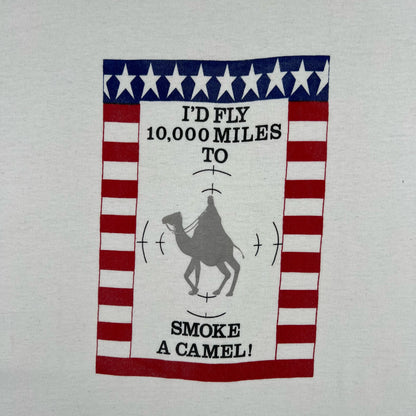 80s 'I'd Fly 10,000 Miles To Smoke a Camel' Tee- M