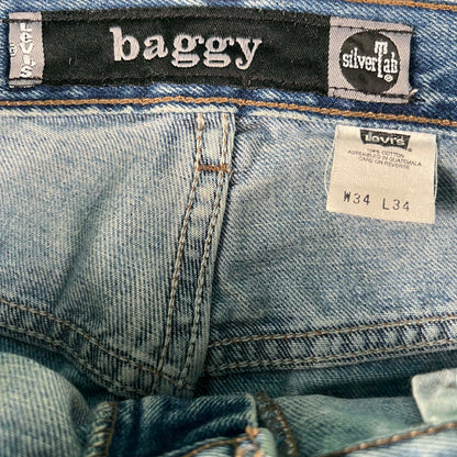 90s Levi's Silvertab Baggy Denim- 35x33