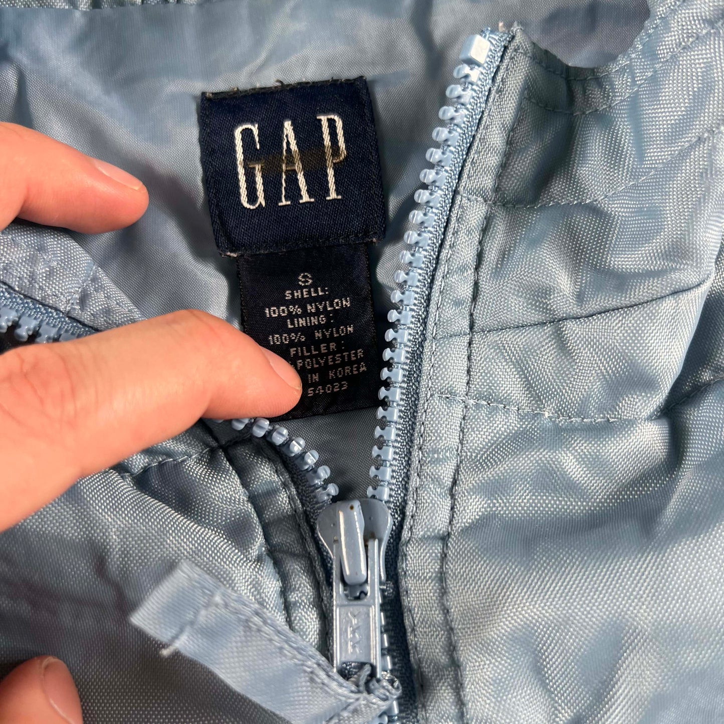 2000 Arctic Baby Blue Gap Vest- S