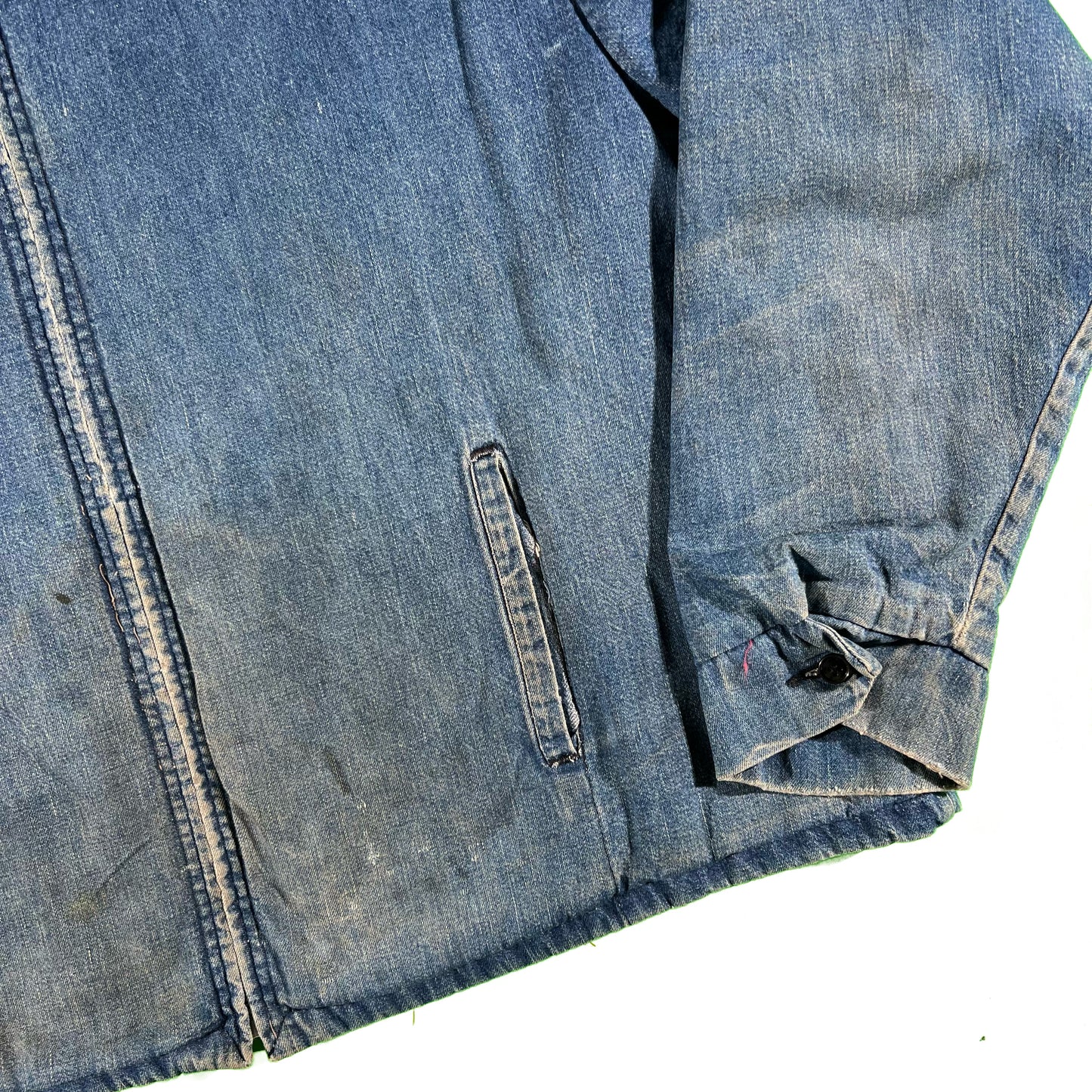 70s Big Mac Zip Up Denim Jacket- XXL