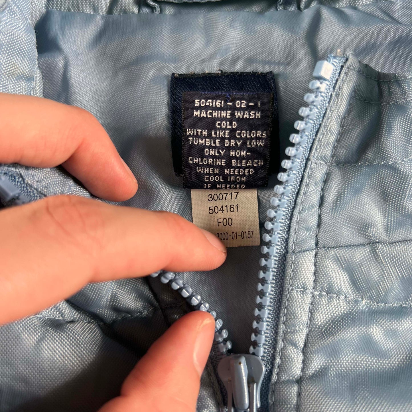 2000 Arctic Baby Blue Gap Vest- S