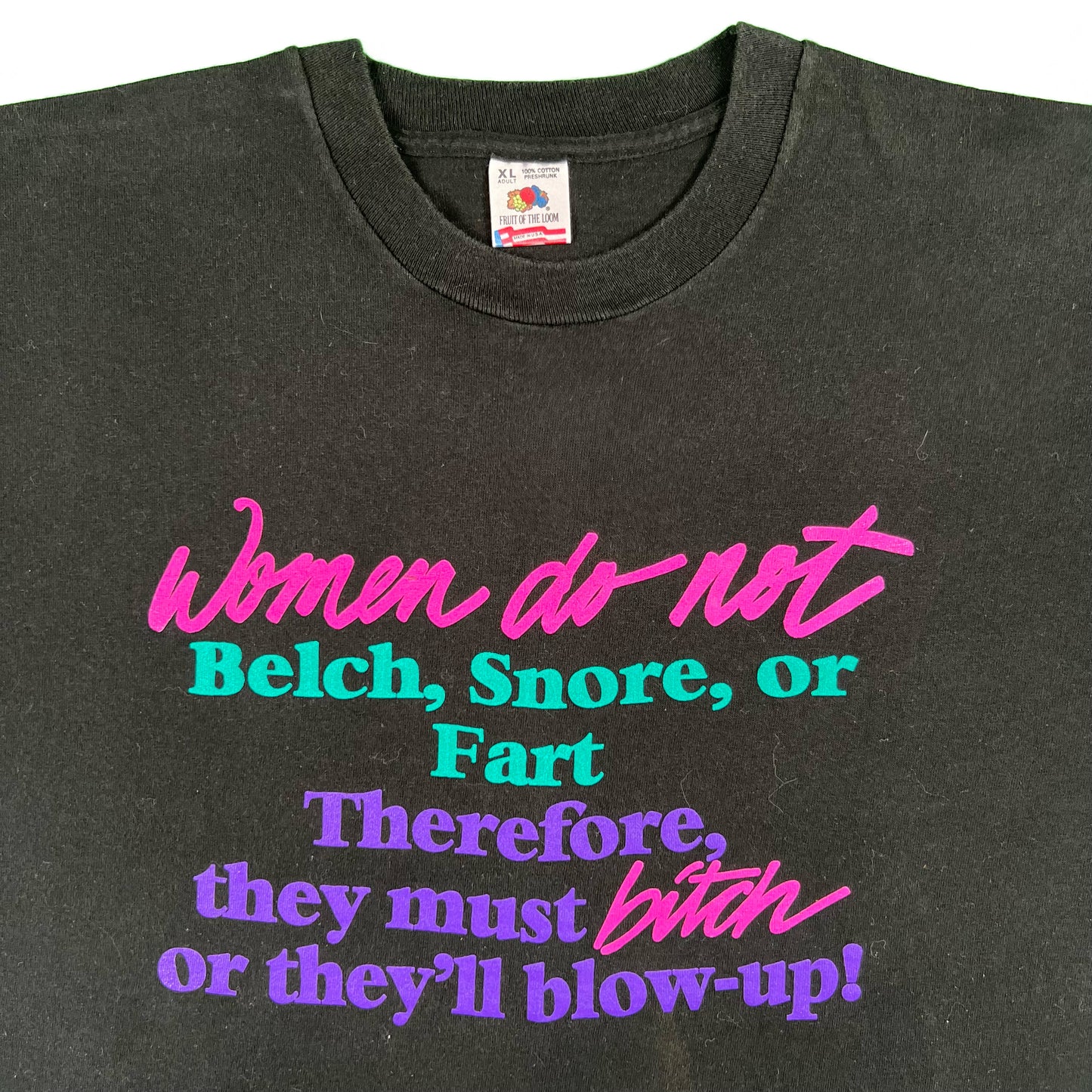 90s Women Must Bitch Tee- XL