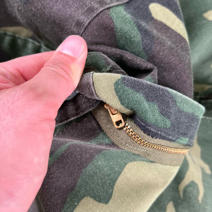 70s Chopped Camo Cargo Shorts- 39x8.5