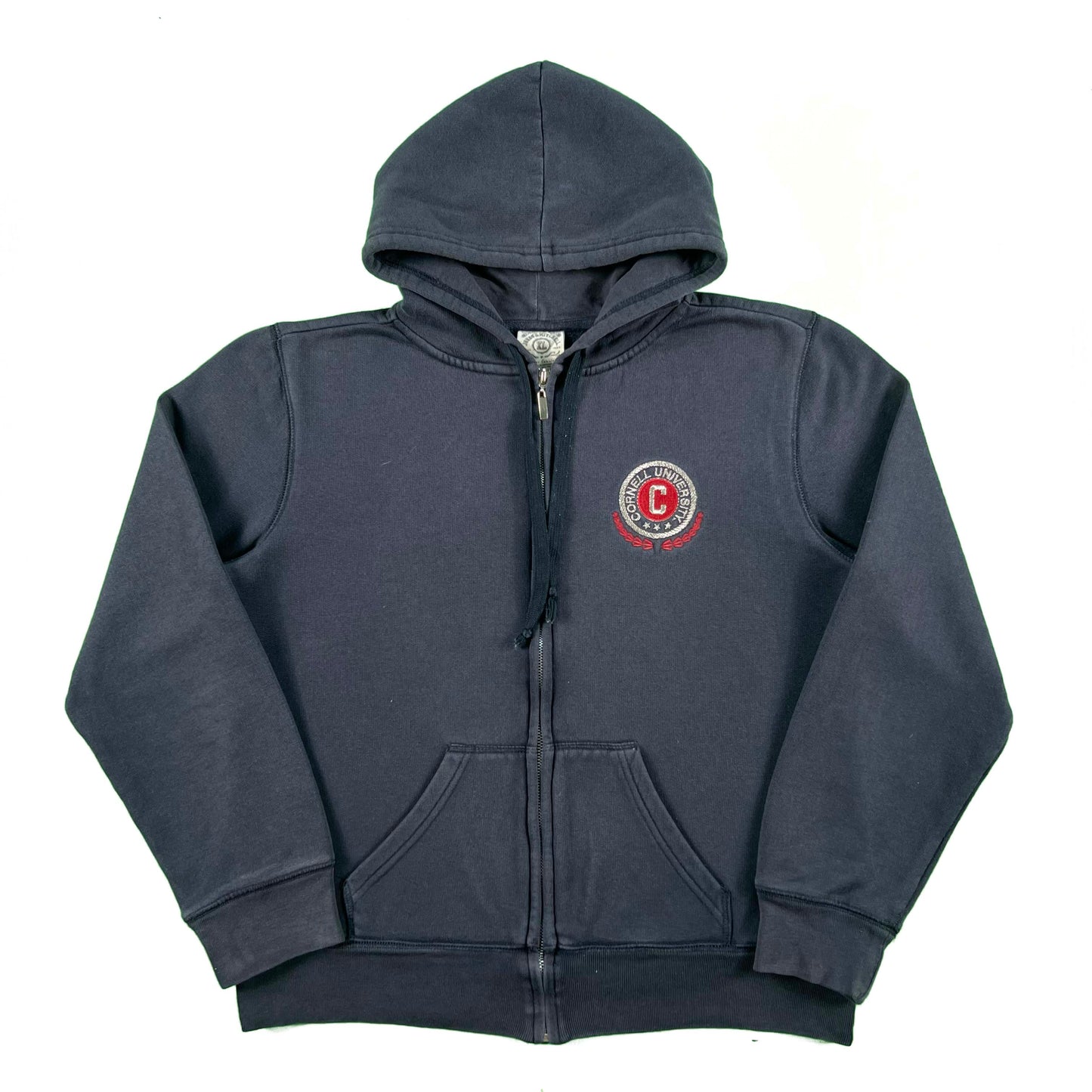 00s Cornell University ZIp Up Hoodie- S