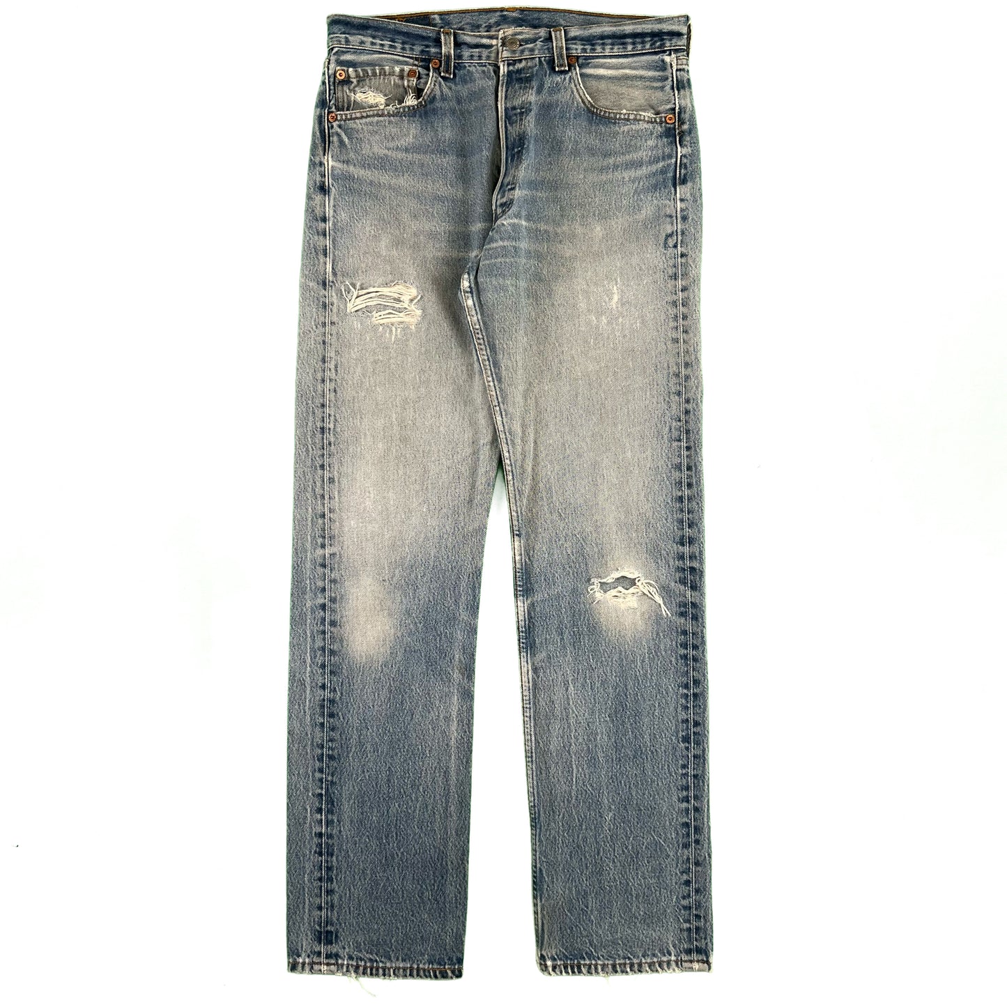 90s Repaired Levi's 501 Denim- 31x32.5