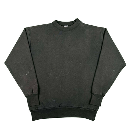 70s Sun Faded Black Santa Barbara Fish Sweatshirt- L