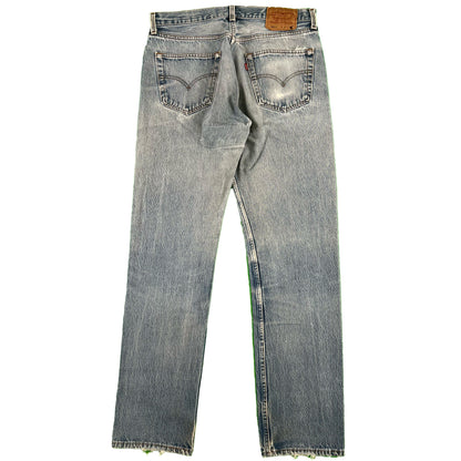 90s Repaired Levi's 501 Denim- 31x32.5