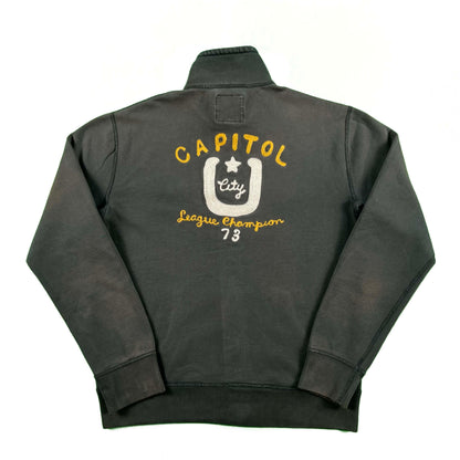 J.Crew 'Chain Stitched' Capitol Zip Up Sweatshirt- L