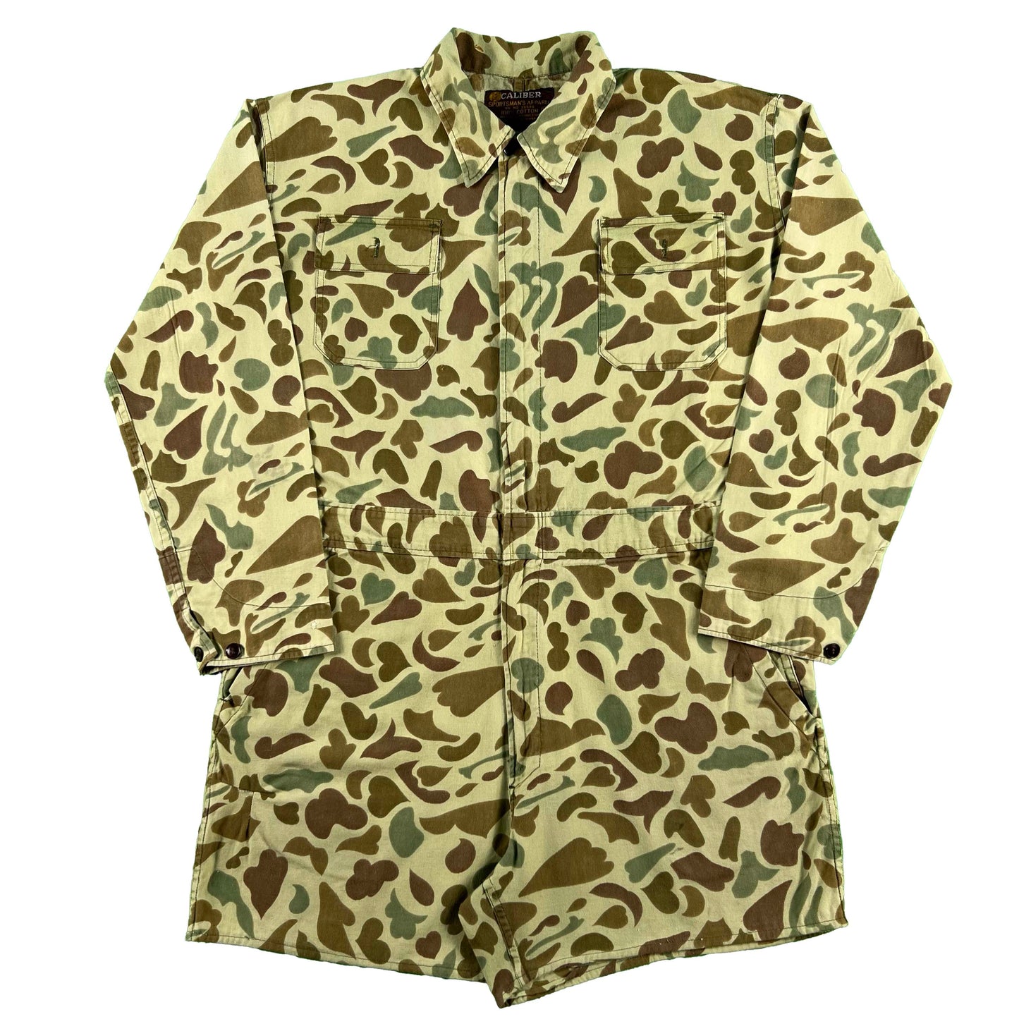 70s Modified Duck Camo Romper- L/XL
