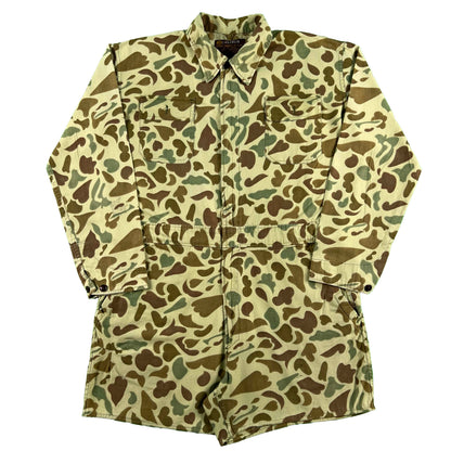 70s Modified Duck Camo Romper- L/XL