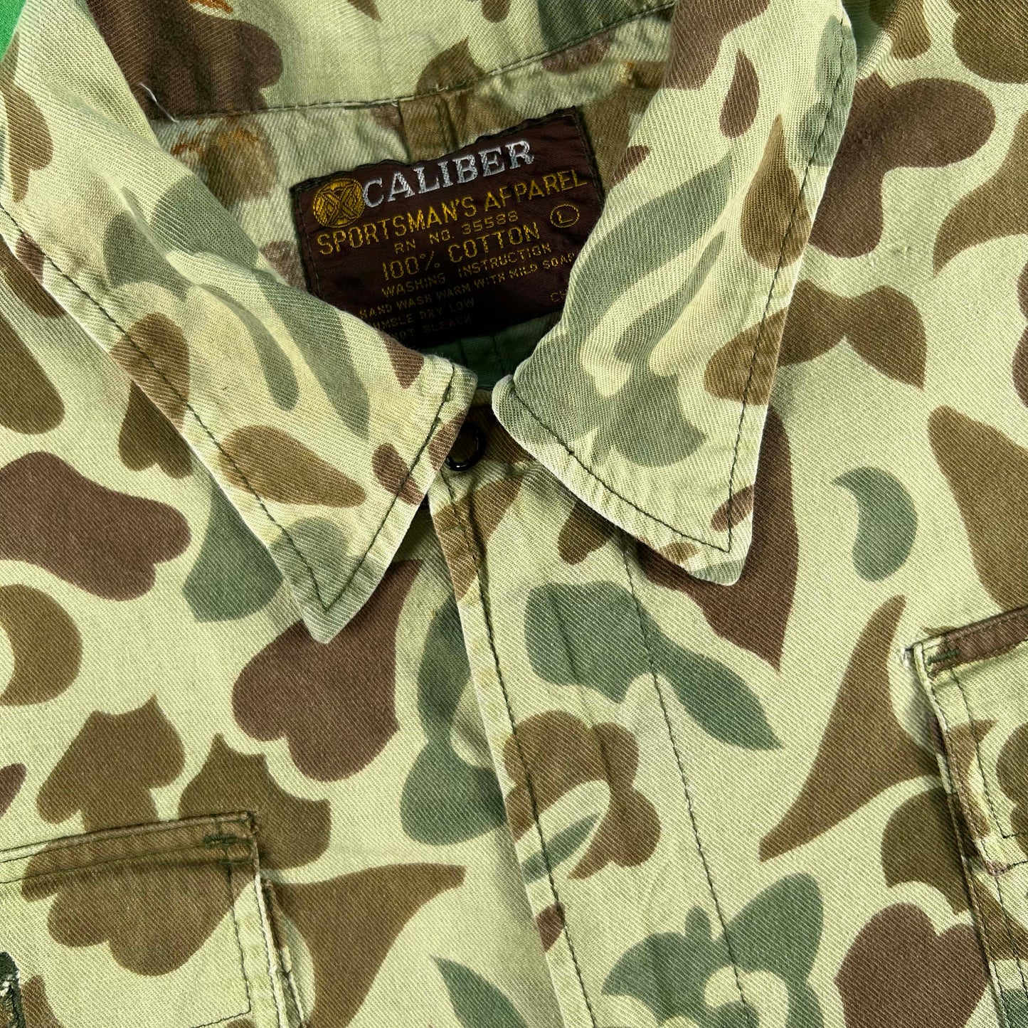 70s Modified Duck Camo Romper- L/XL