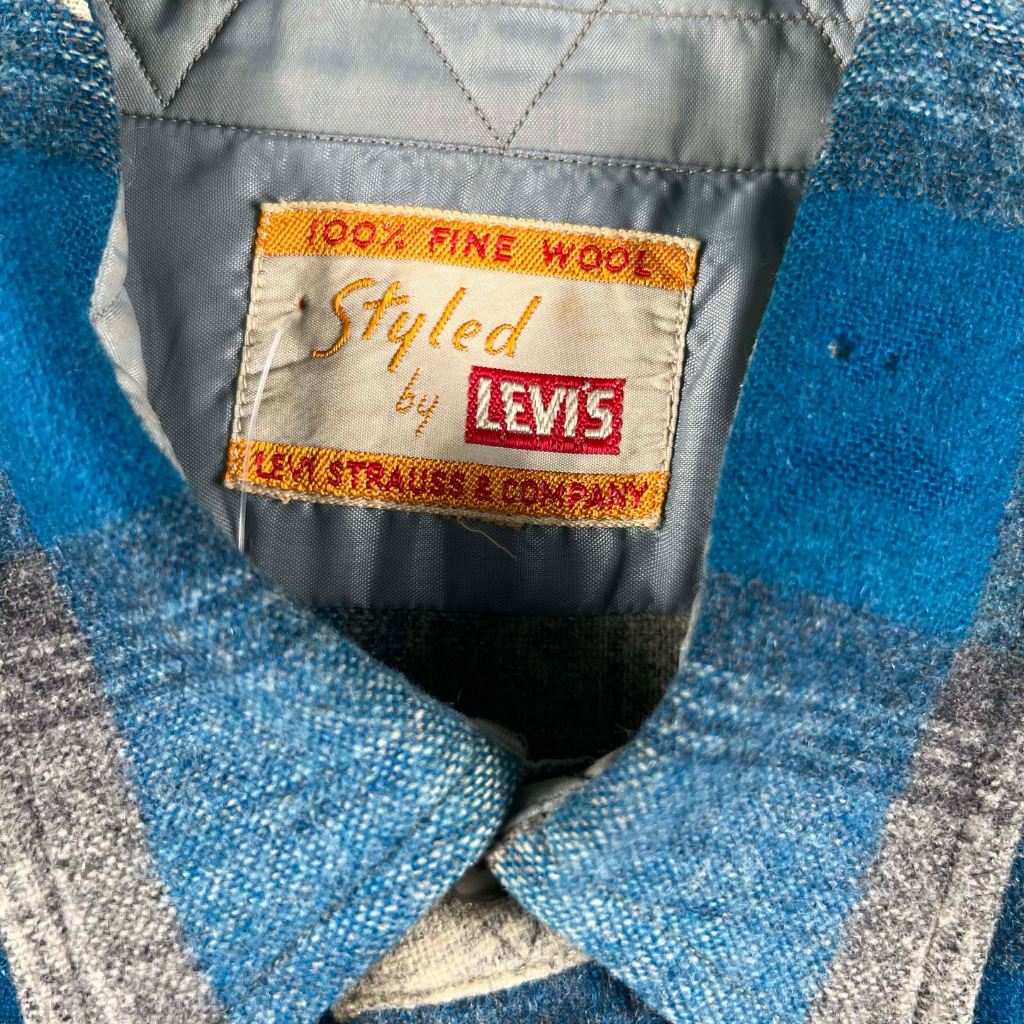 50s Levi's Wool Flannel Shirt- M