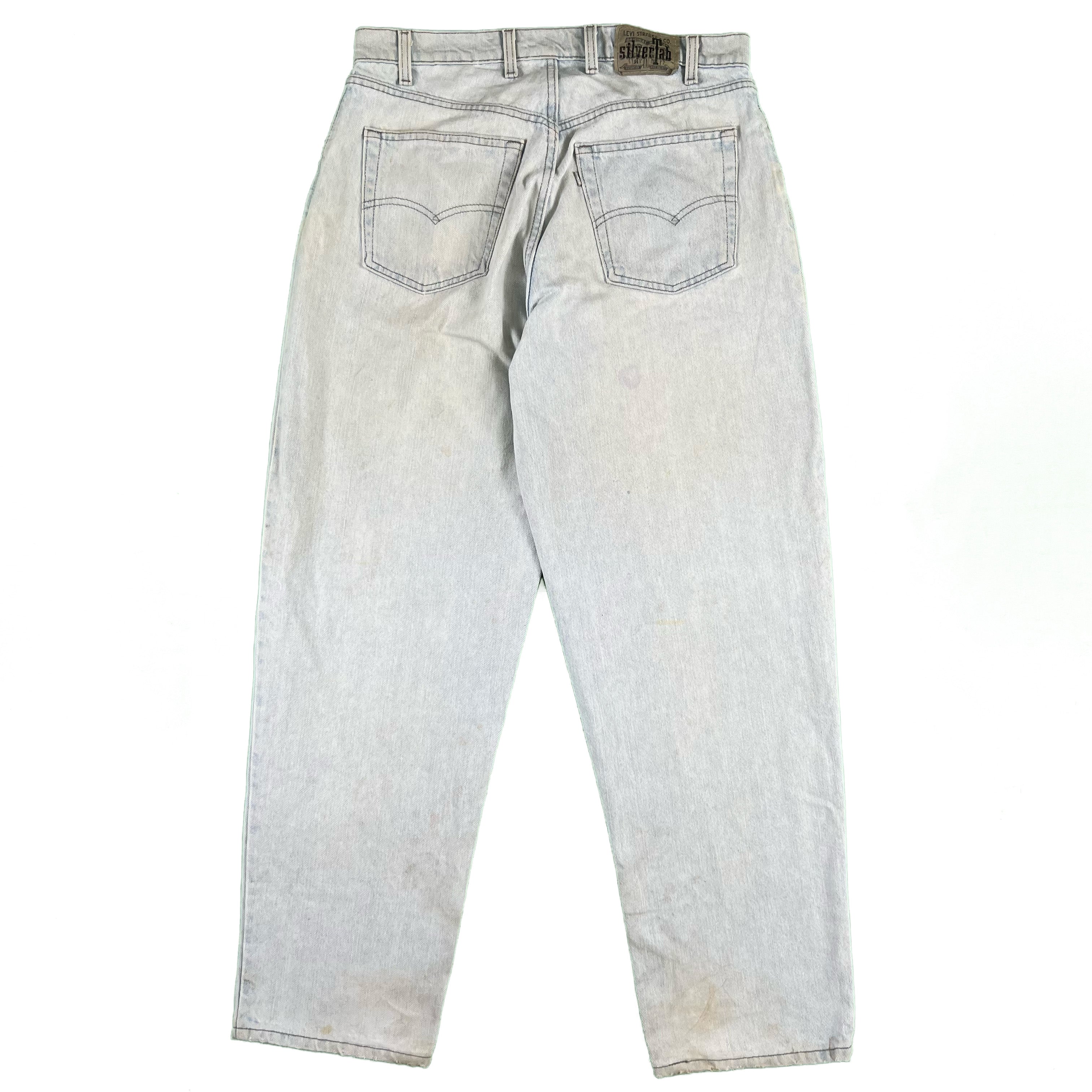 90s Levi's Silvertab Baggy Denim- 33x30.5 – Plum Garments 90s Levi's Silvertab Baggy Denim- 33x30.5 – Plum Garments