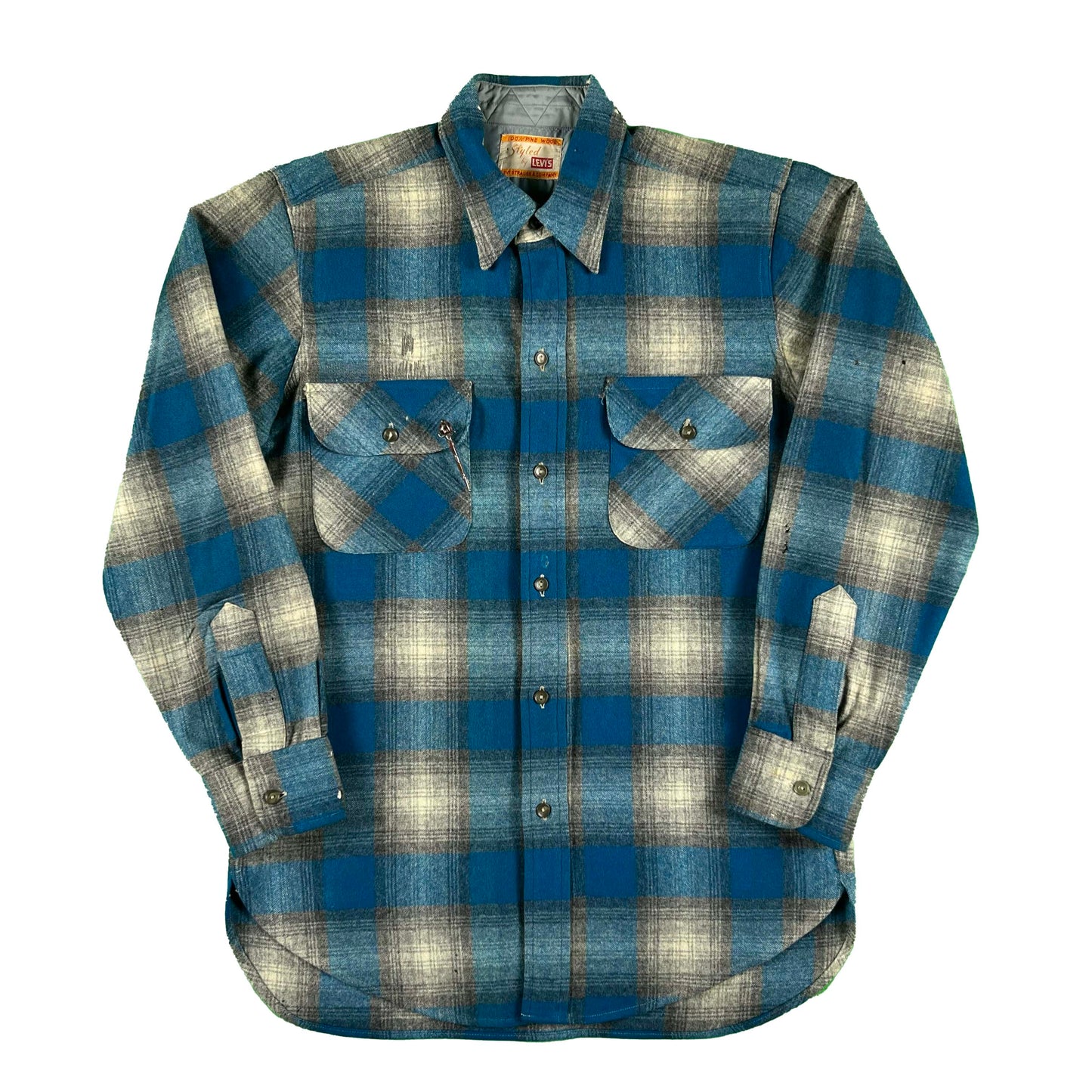 50s Levi's Wool Flannel Shirt- M