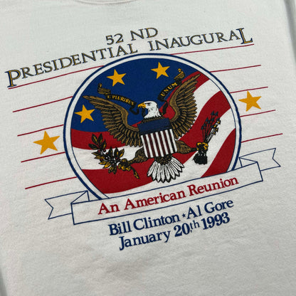 90s Bill Clinton Presidential Inauguration Sweatshirt- XL