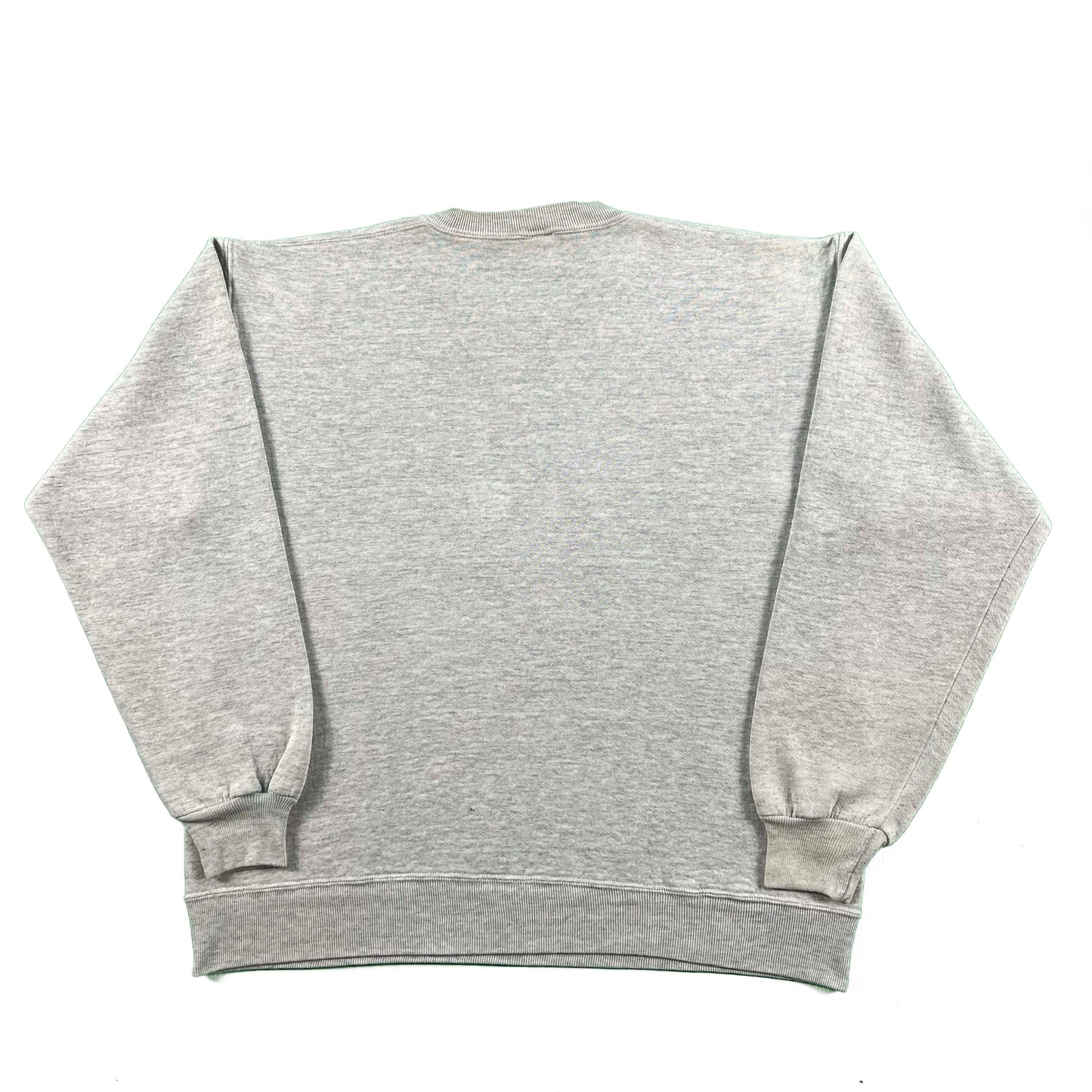 90s Grey Ghost Print Sweatshirt- XL