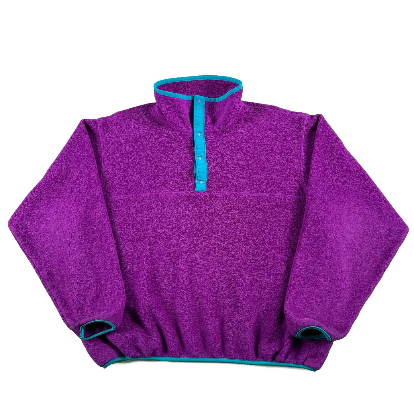 90s Lands' End T Snap Fleece Pullover- L