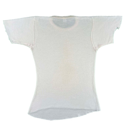 90s Short Sleeve Waffle Knit Thermal- L