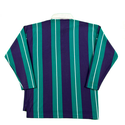 90s Paris Sport Club Striped Rugby Polo- S