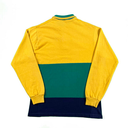 80s Color Block Rugby Polo- S