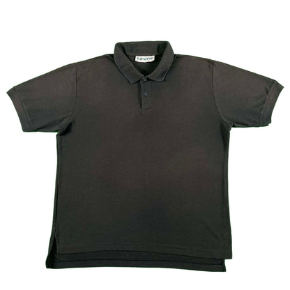 80s Faded Black Levi's Polo Shirt- L