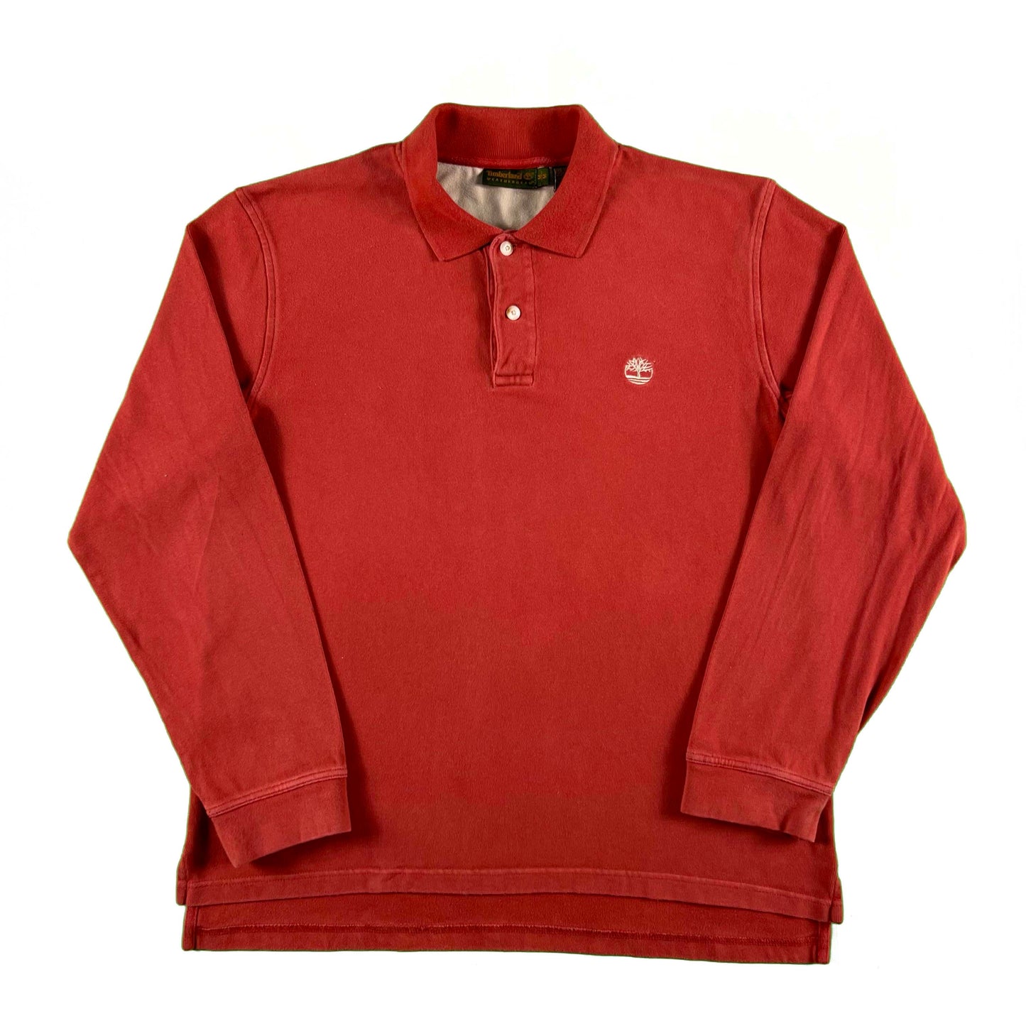00s Timberland Velour Polo Shirt- M