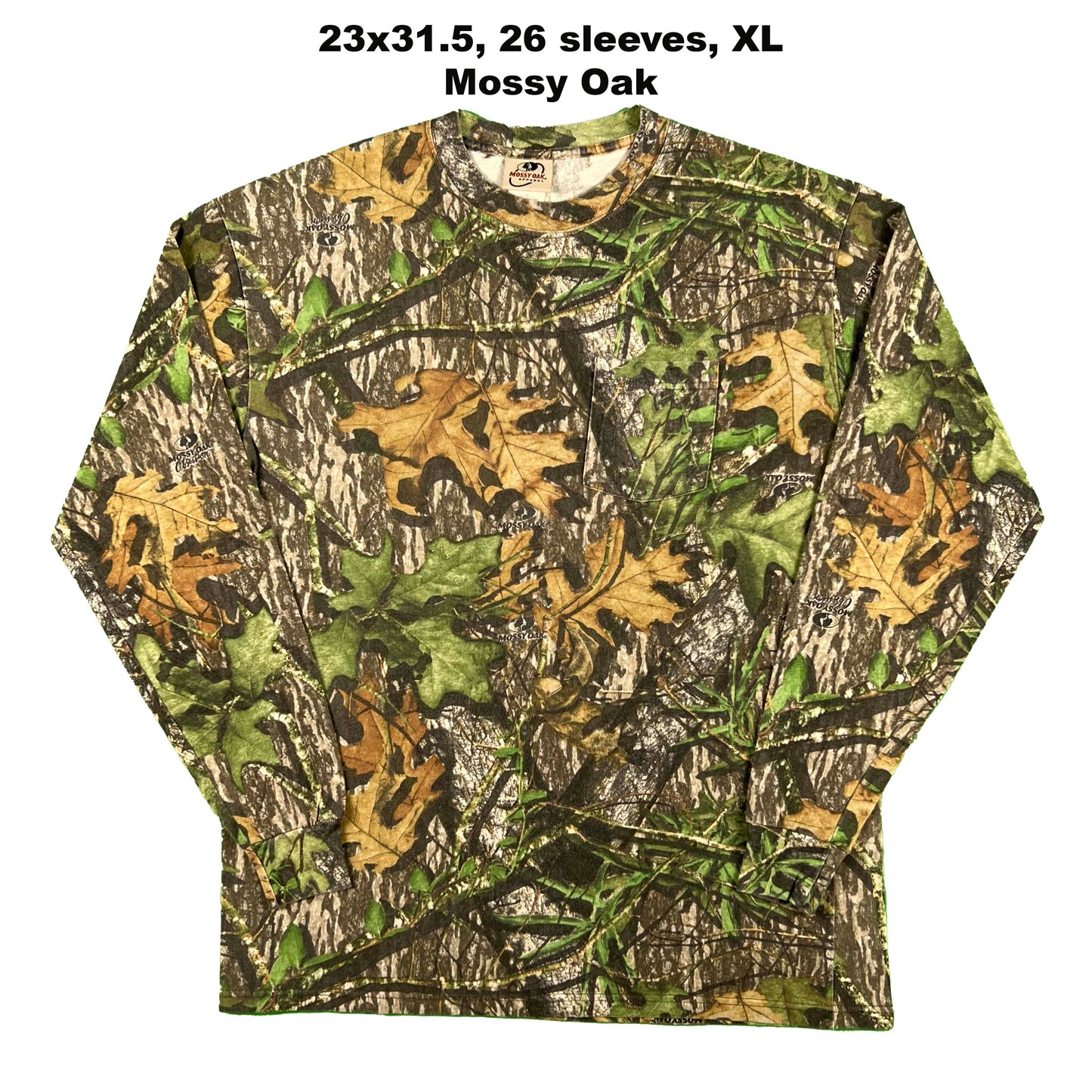 Vintage Blank Camo Long Sleeve Tee- SELECT SHIRT