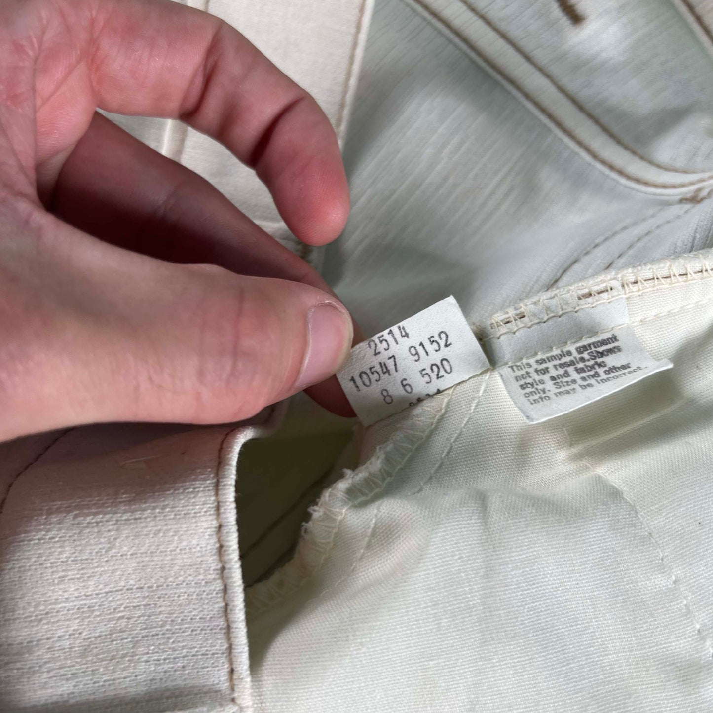 70s Levi's Sample Lightweight Flares- 33x32.5