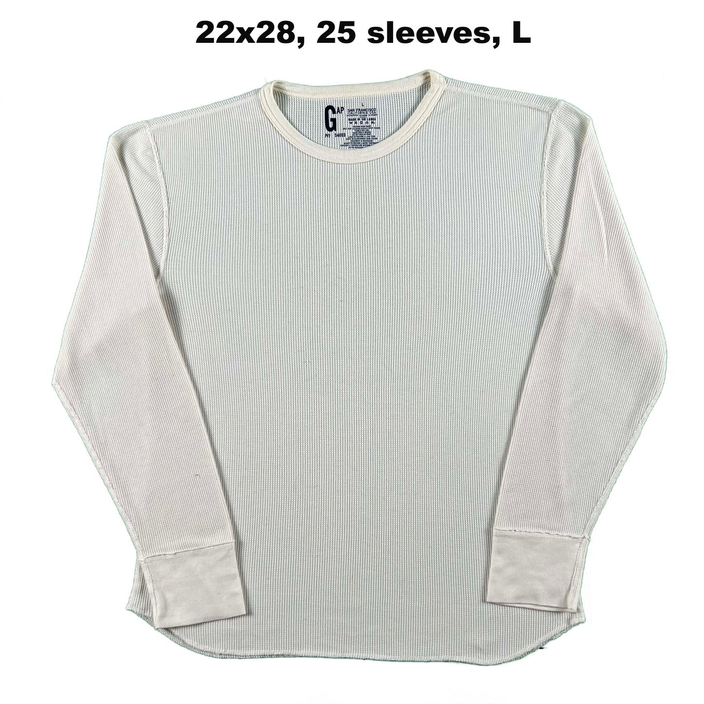 Vintage Gap Waffle Knit Thermals- SELECT SHIRT