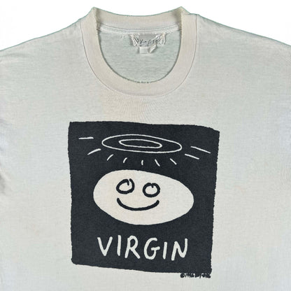90s Smiley Virgin Tee- L