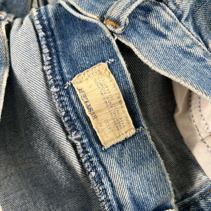 70s Beautifully Faded Flared Denim- 33x27.5
