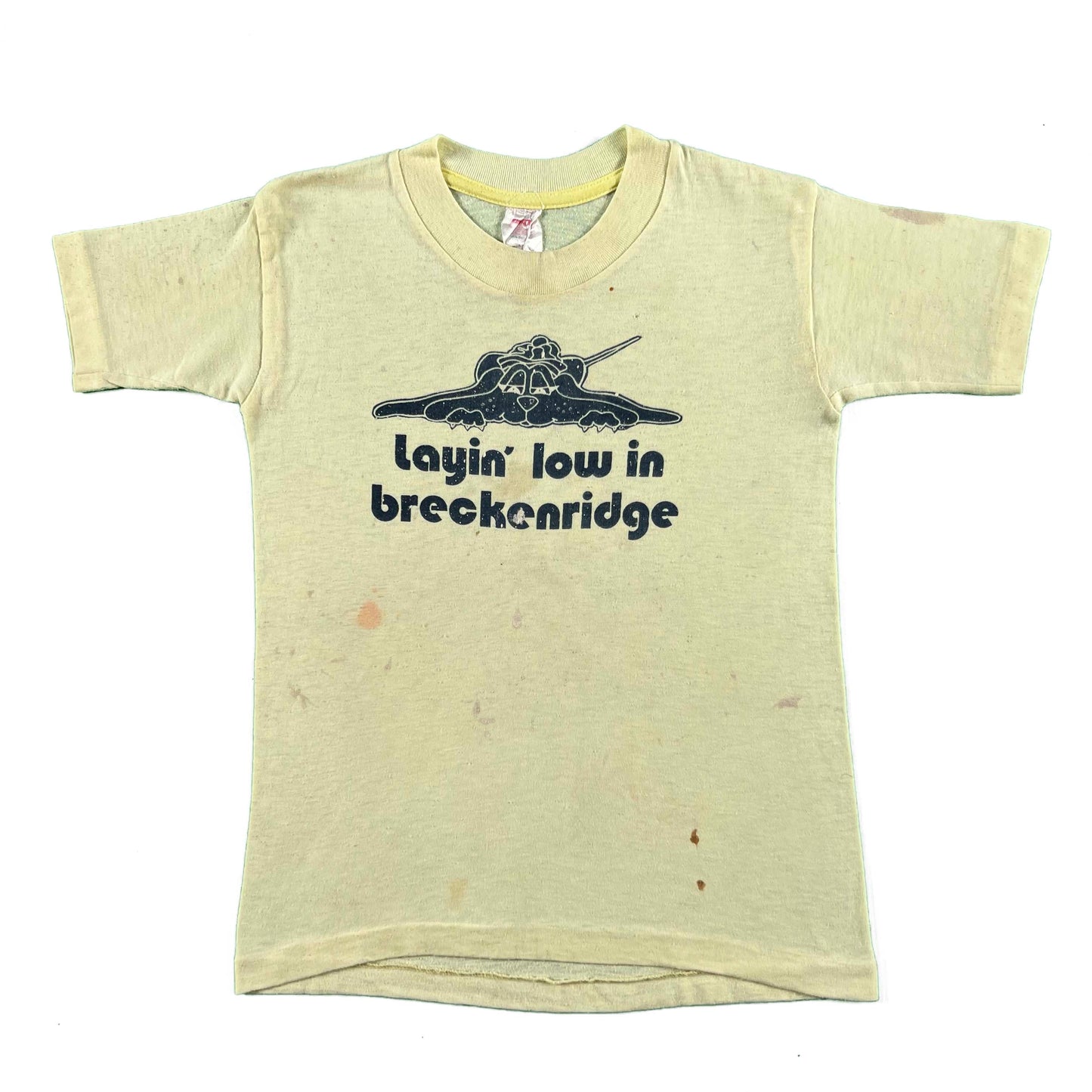70s Perfect 'layin' low in breckenridge' Tee- XXS