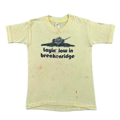 70s Perfect 'layin' low in breckenridge' Tee- XXS