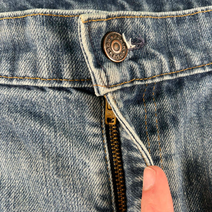 70s JcPenney Wide Leg Flared Denim- 39x27