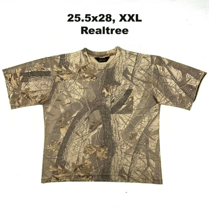 Vintage Blank Camo Tee- SELECT SHIRT