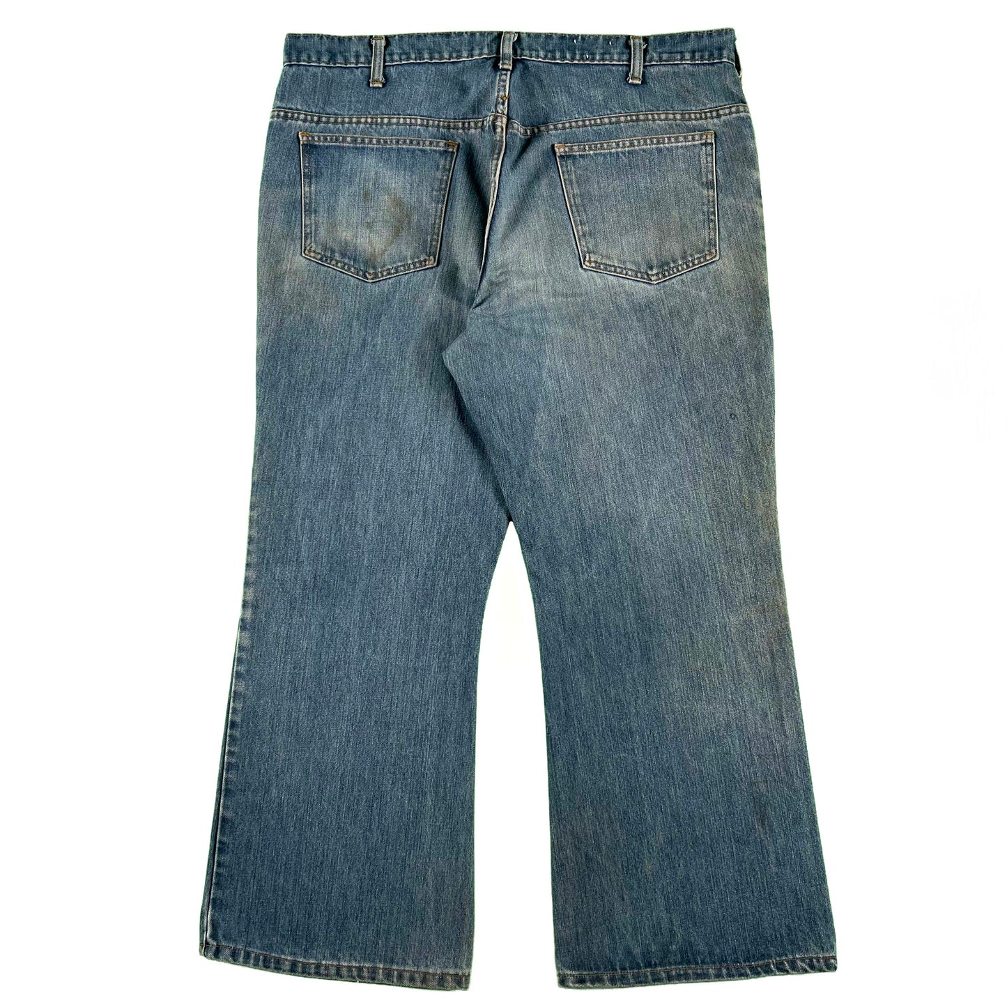 70s JcPenney Wide Leg Flared Denim- 39x27