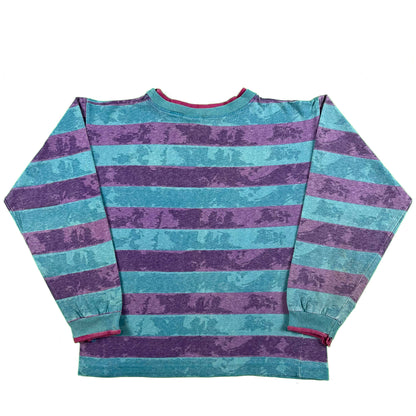 90s Honors Striped Long Sleeve Tee- XS