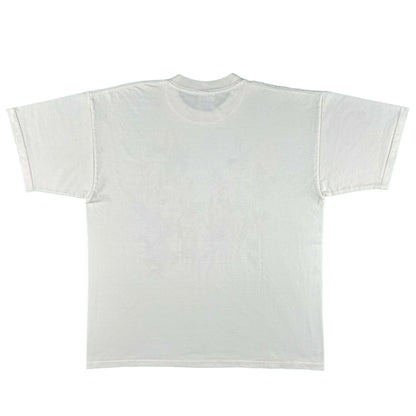 90s 'Iris Floral' Flowers and Bird Tee- XL