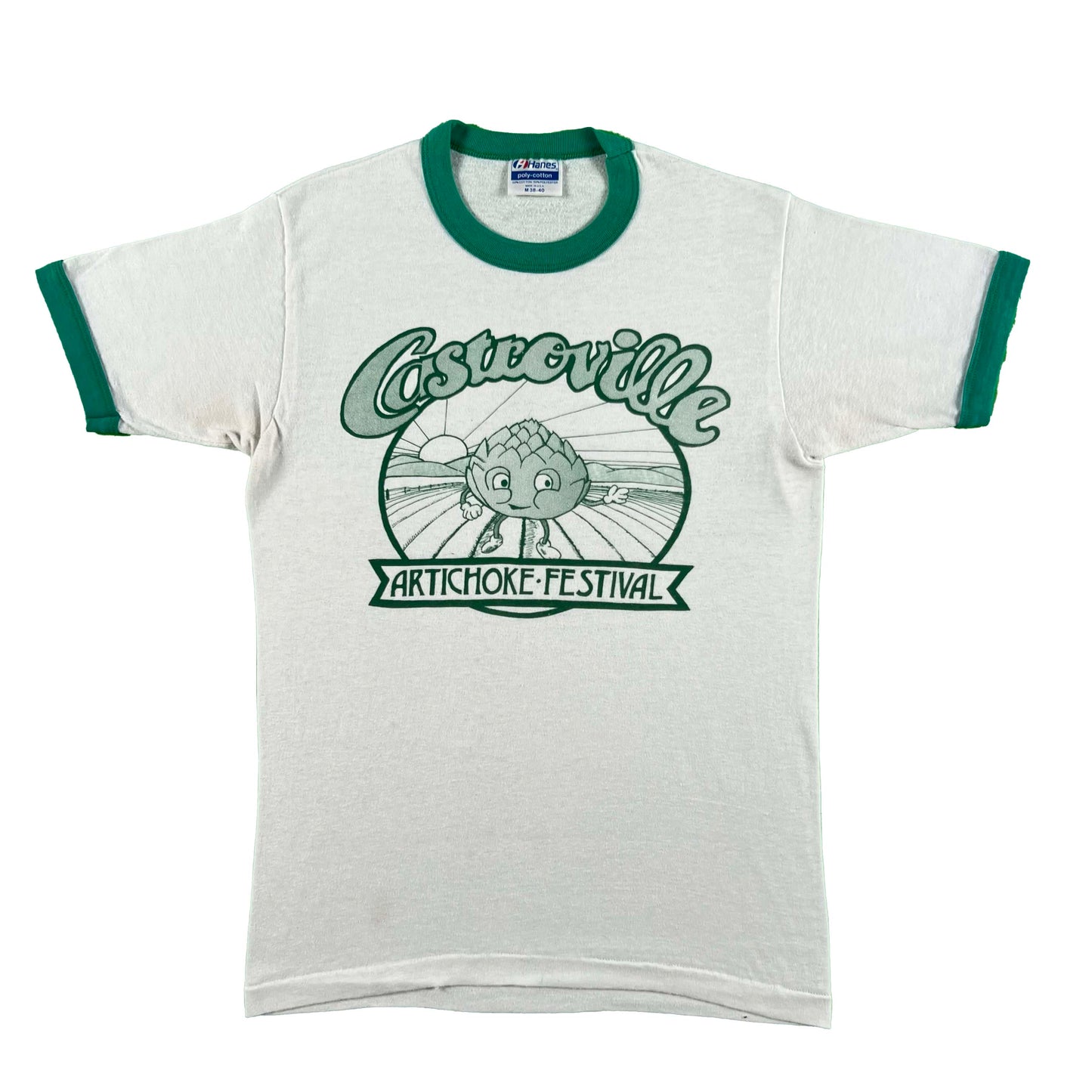 80s Castroville Artichoke Festival Ringer Tee- S