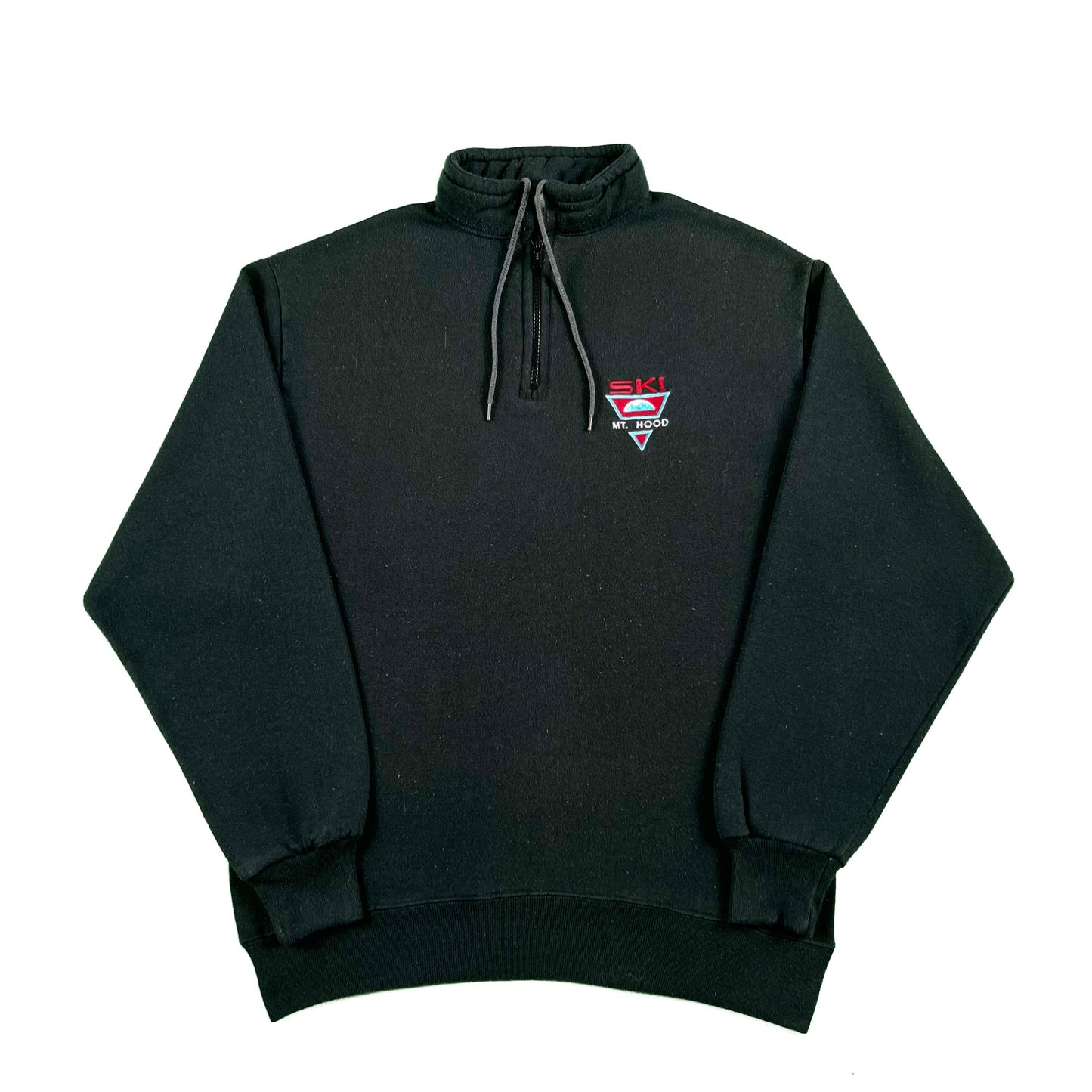 90s Ski Mt. Hood 1/4 Zip Sweatshirt- M