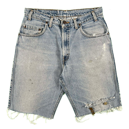 90s Cut Off Levi's Charm Denim Shorts- 32x10.5