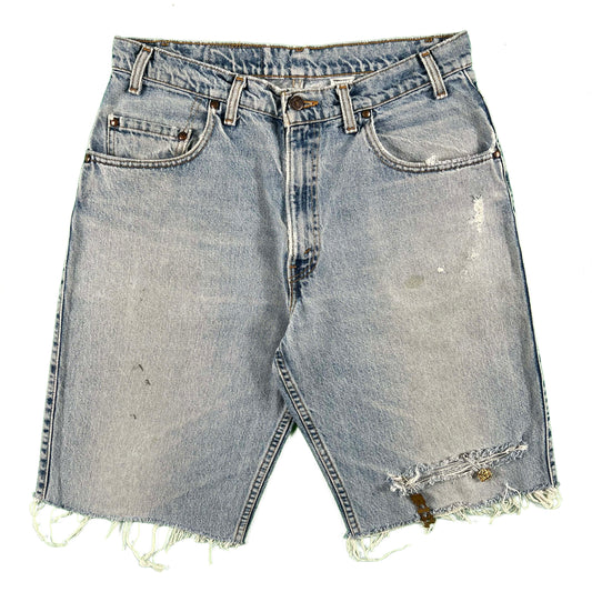 90s Cut Off Levi's Charm Denim Shorts- 32x10.5
