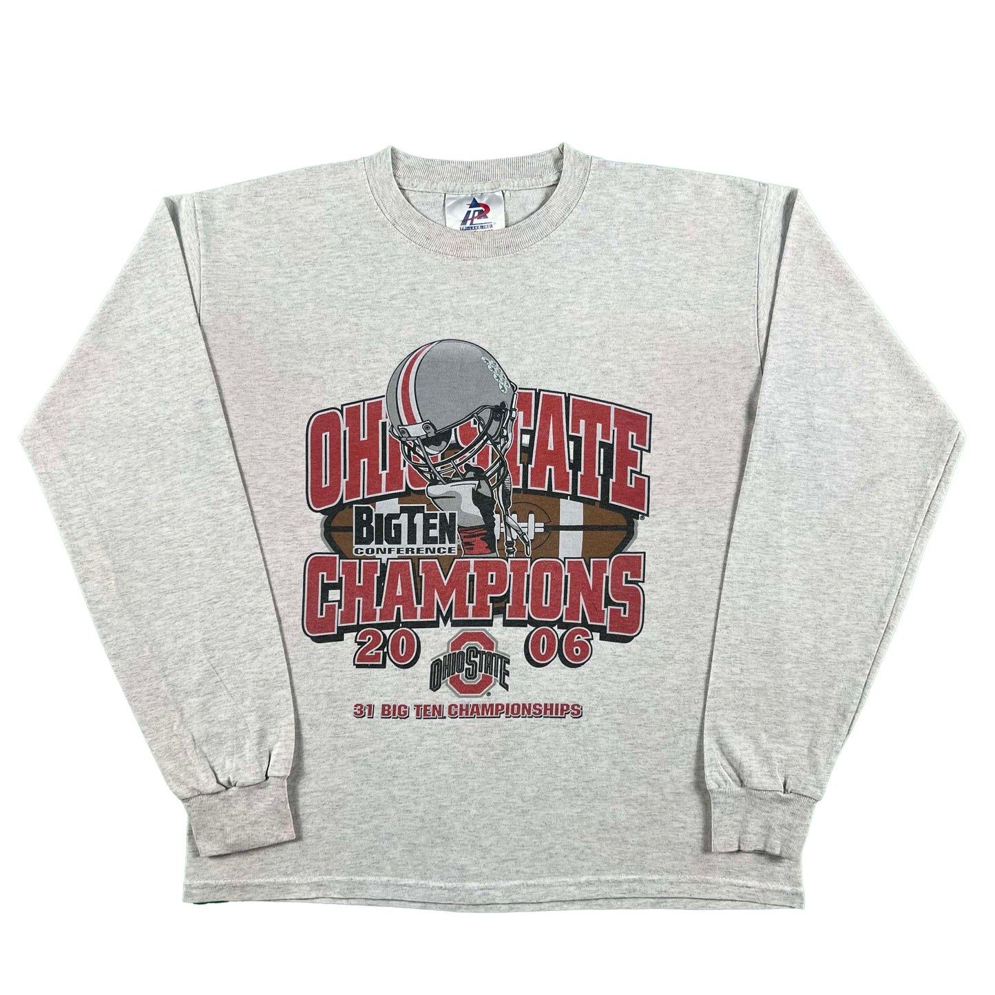 2006 Ohio State Big 10 Football Champs Long Sleeve Tee- M
