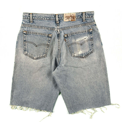 90s Cut Off Levi's Charm Denim Shorts- 32x10.5
